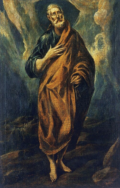 Simon Petrus., 1600, Le Greco