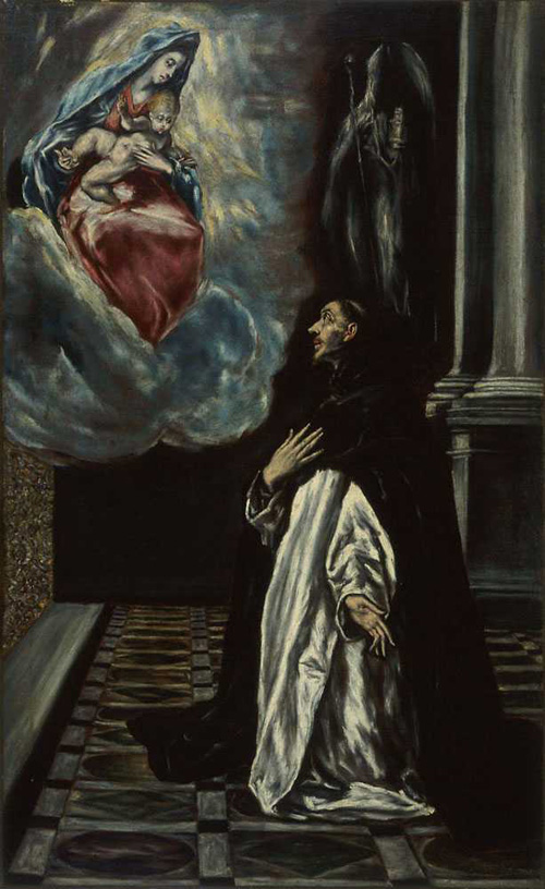 L'Apparition de la Vierge à saint Hyacinthe, 1605, Le Greco