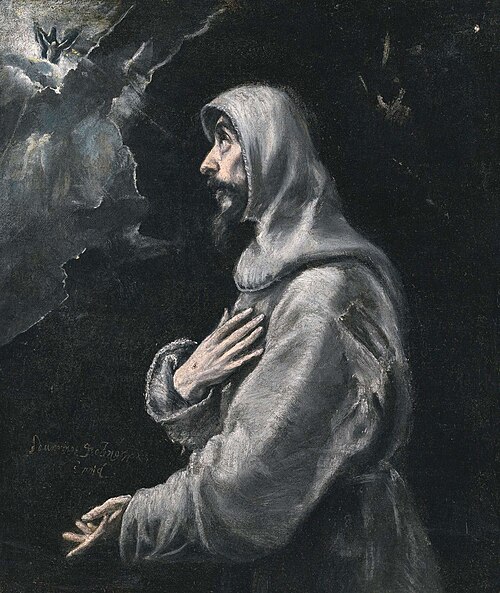 St. Francis in Ecstasy, 1590, El Greco