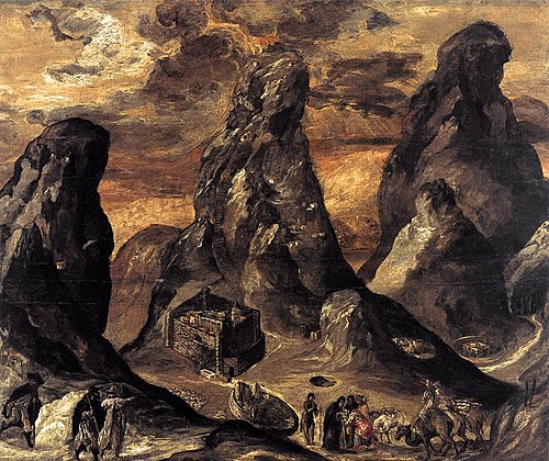 Mount Sinai, 1570, El Greco