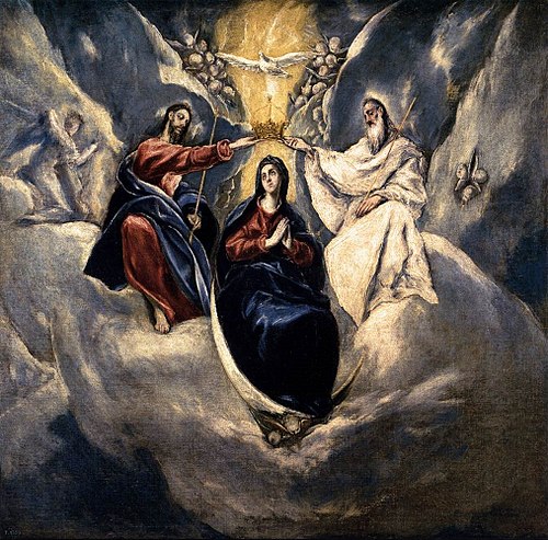 Le Couronnement de la Vierge, 1591, Le Greco