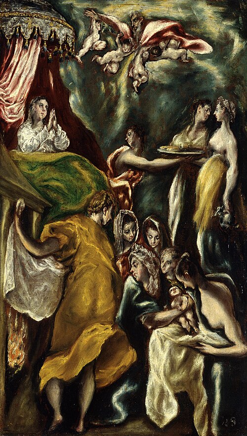 Naissance de Marie, 1593, Le Greco