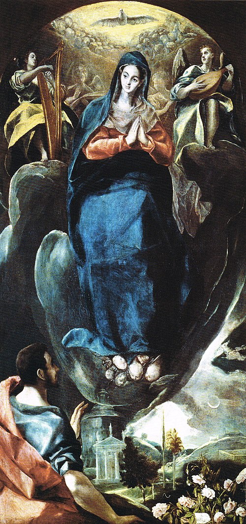 L'Immaculée Conception vue par saint Jean l'Évangéliste, 1580, Le Greco