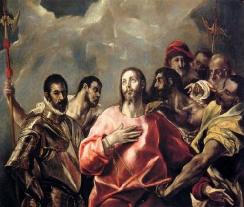 Jesus stripped of his garments, 1600, El Greco