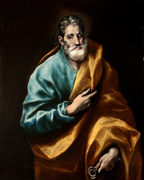 Apostle Saint Peter, 1610, Le Greco