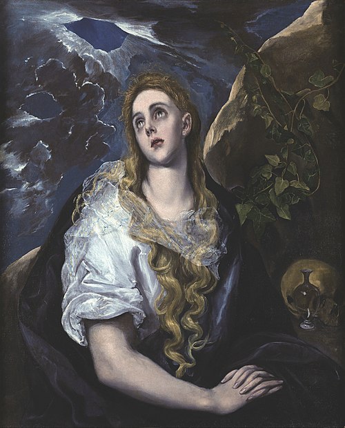 Madeleine pénitente, 1580, Le Greco
