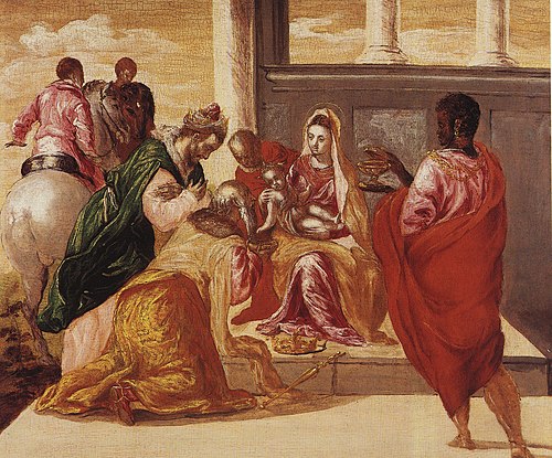 L'Adoration des mages, 1568, Le Greco