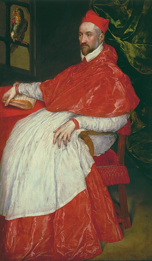 Portrait of Charles de Guise, cardinal of Lorraine, archbishop of Reims, 1572, El Greco