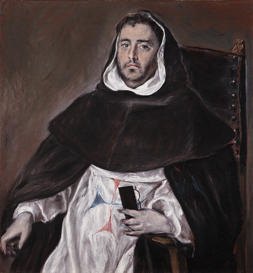 Portrait of a Trinitarian Friar, 1609, Le Greco