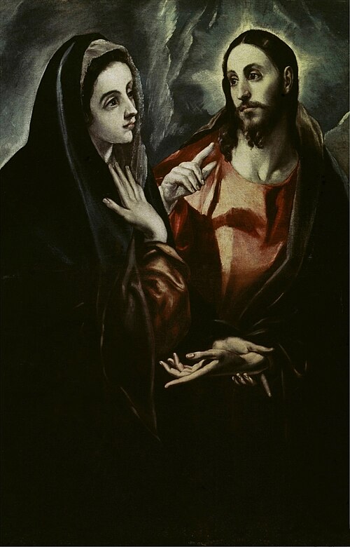 Adieux de Jésus à Marie, 1612, Le Greco