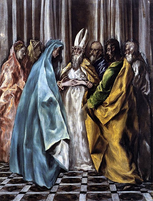 Le Mariage de la Vierge, 1613, Le Greco