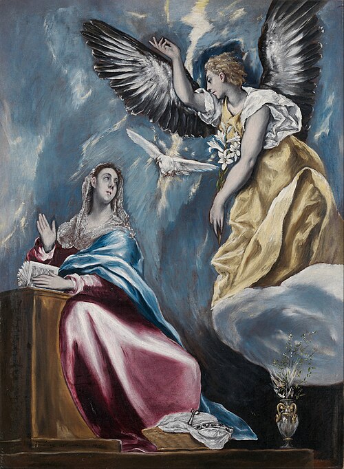 L'Annonciation, 1597, Le Greco
