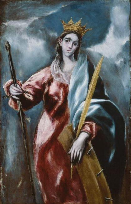 Saint Catherine, 1610, El Greco