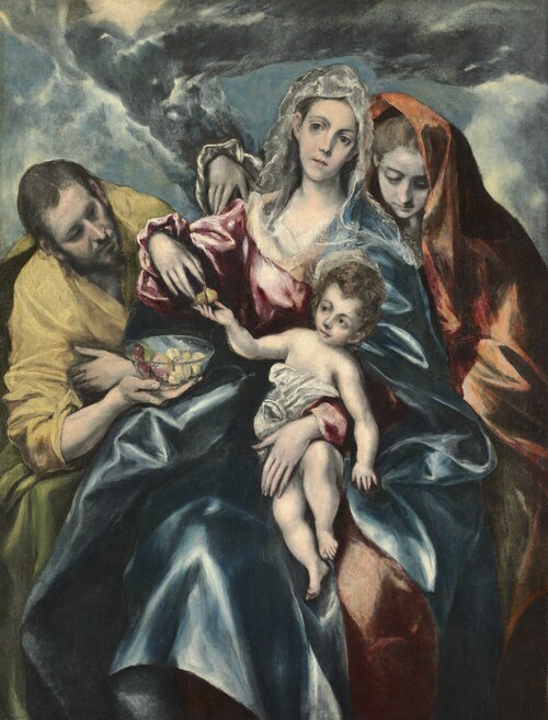 The Holy Family with Mary Magdalen, 1590, El Greco