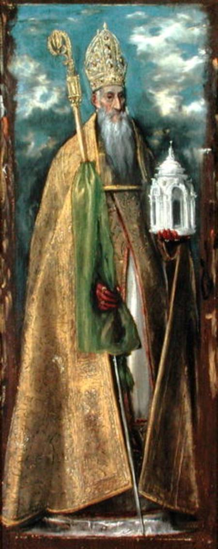 Saint Augustin, 1590, Le Greco