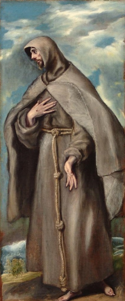 Saint Francis of Assisi, 1592, Le Greco