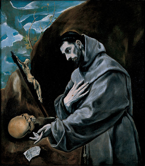 Saint François en prière, 1580, Le Greco