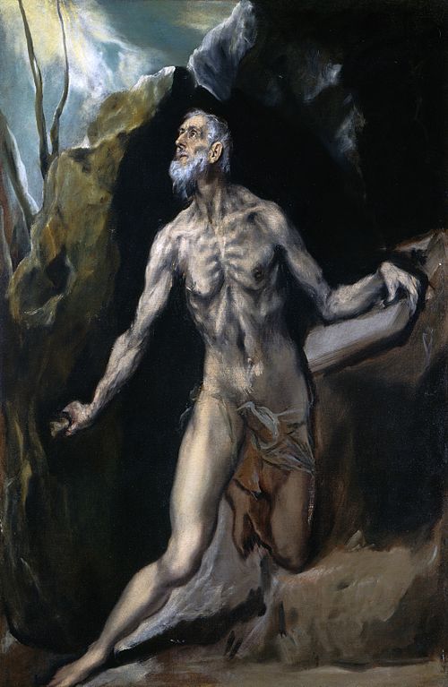 Saint Jérôme pénitent, 1610, Le Greco