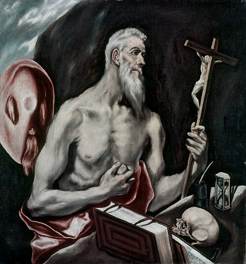 Saint Jerome in Penitence, 1597, Le Greco