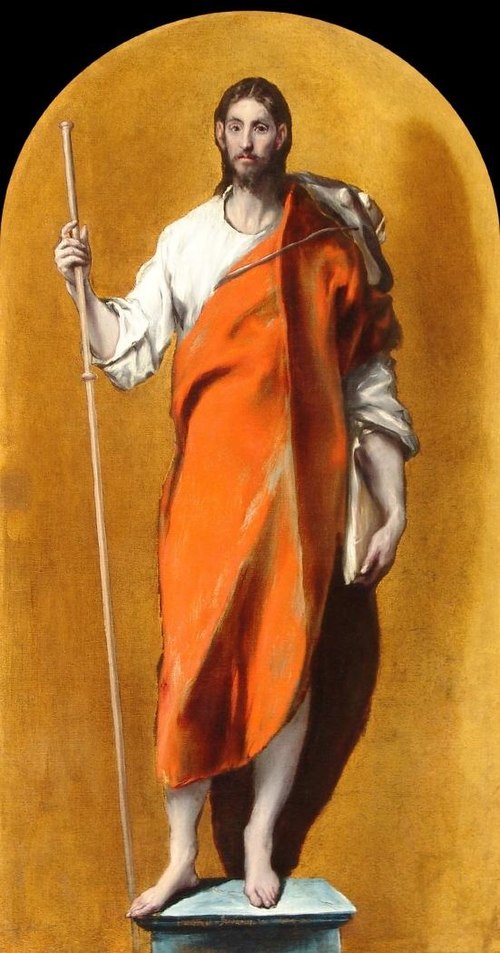St James as a pilgrim, 1590, Le Greco