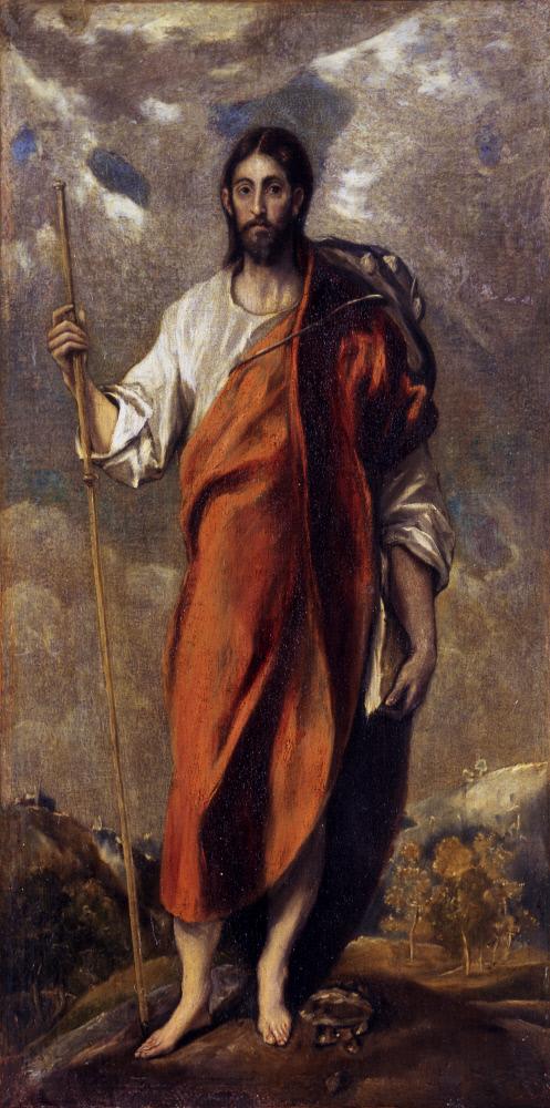 Saint James as a pilgrim, 1595, El Greco