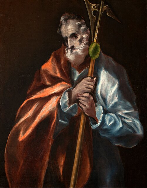 Apostle St Thaddeus (Jude), 1610, Le Greco