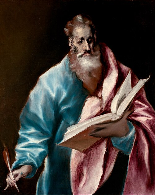 Apostle Saint Matthew, 1610, Le Greco