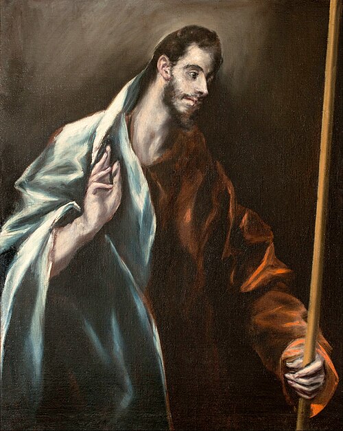 Apostle St Thomas, 1610, Le Greco