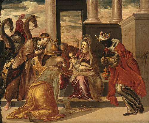 Adoration of the Magi with Camels, 1568, Le Greco