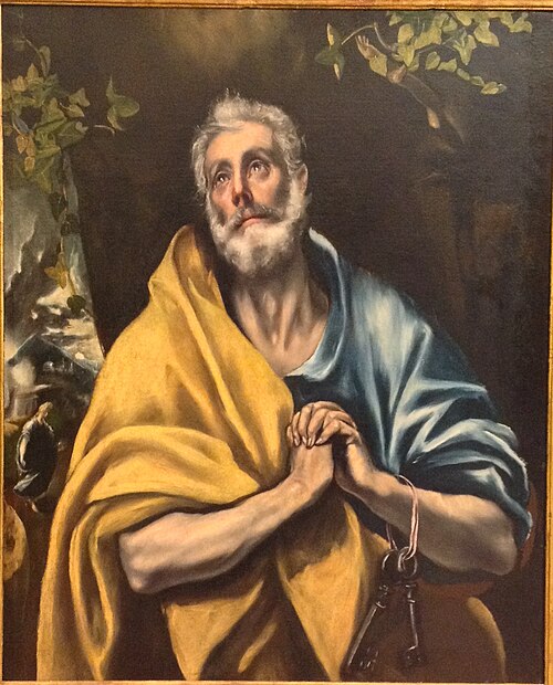 Les Larmes de saint Pierre, 1587, Le Greco