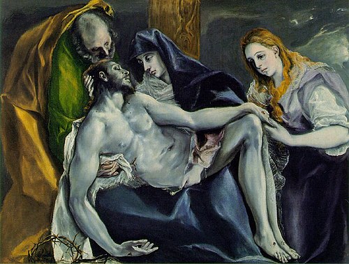 Pietà, 1580, El Greco