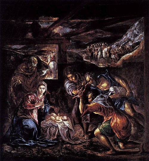 Adoration of the Shepherds, 1570, El Greco