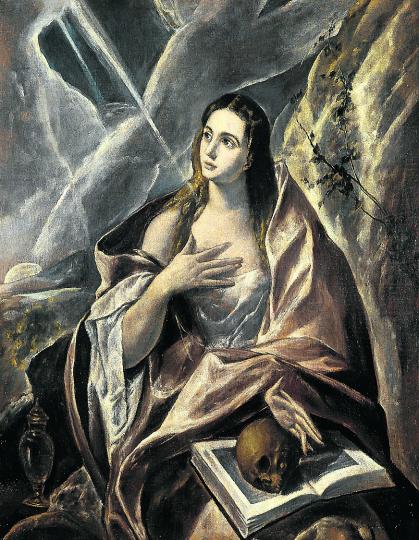 Penitent Mary Magdalena, 1590, Le Greco
