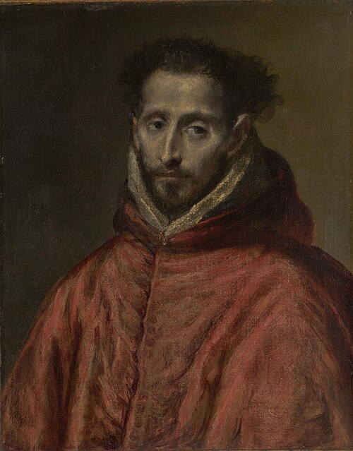 Portrait of a cardinal, 1600, El Greco