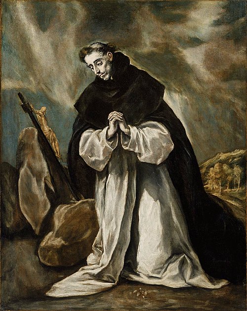 Saint Dominic in Prayer, 1605, El Greco