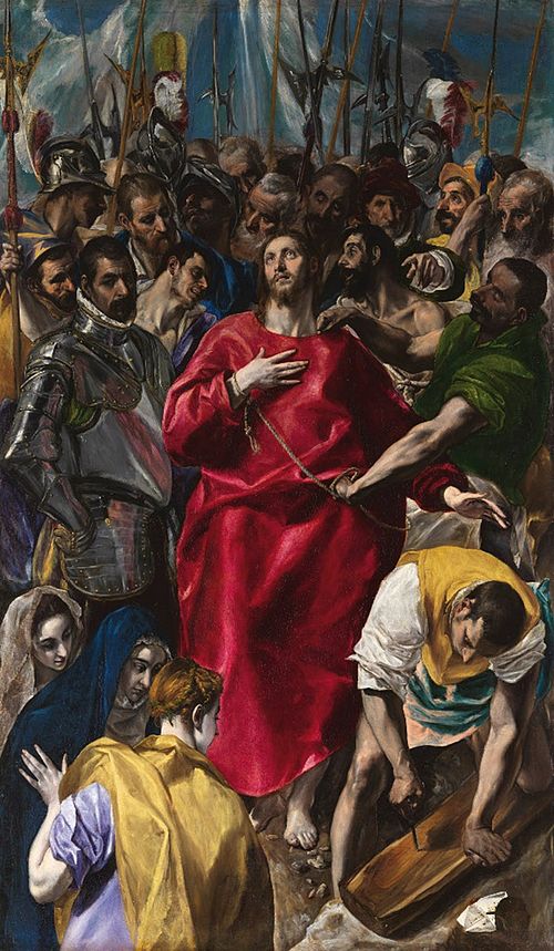 Le Dépouillement du Christ, 1578, Le Greco