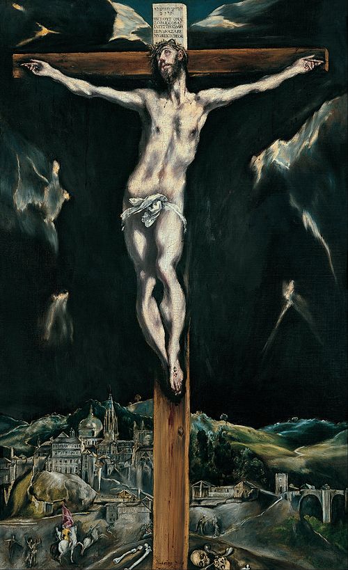 Christ crucified with Toledo in the Background, 1604, El Greco