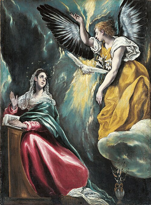 Annunciation, 1590, Le Greco