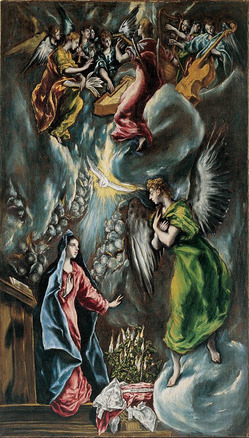 L'Annonciation, 1598, Le Greco