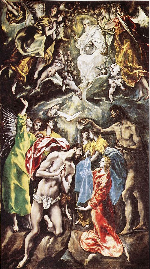 Le Baptème du Christ, 1608, Le Greco