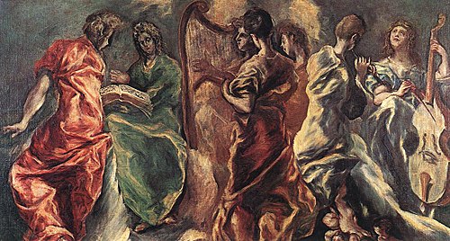 Le Concert des anges, 1608, Le Greco