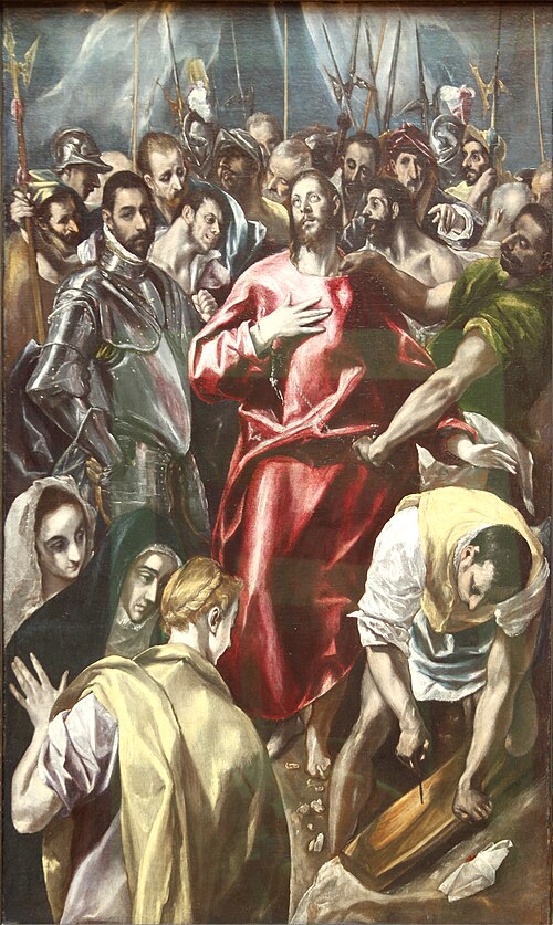 The Disrobing of Christ, 1583, El Greco