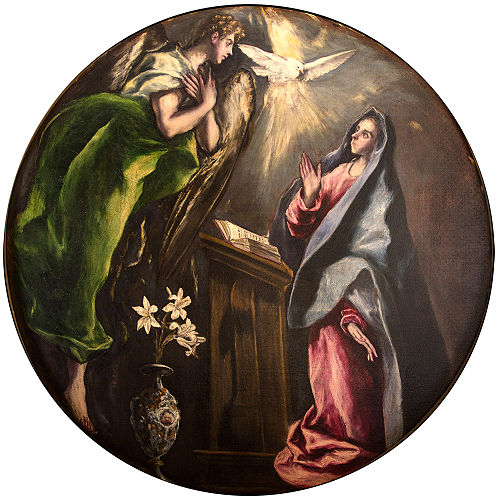 Annunciation, 1603, El Greco