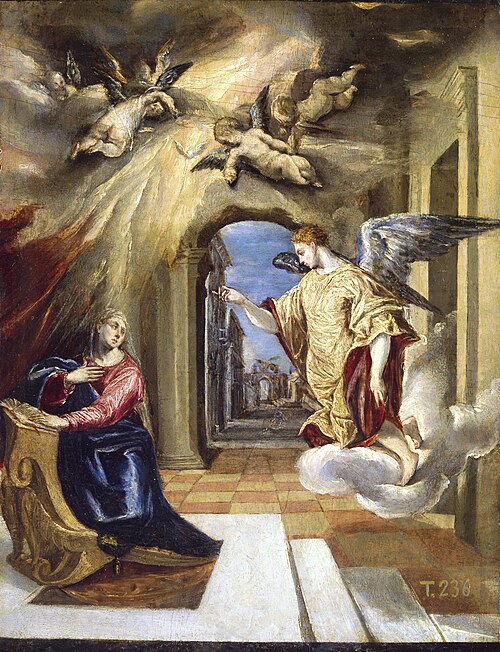 The Annunciation, 1570, El Greco