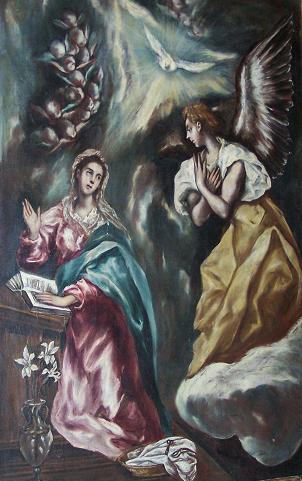 Annonciation, 1610, Le Greco