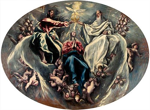 The Coronation of the Virgin, 1600, El Greco