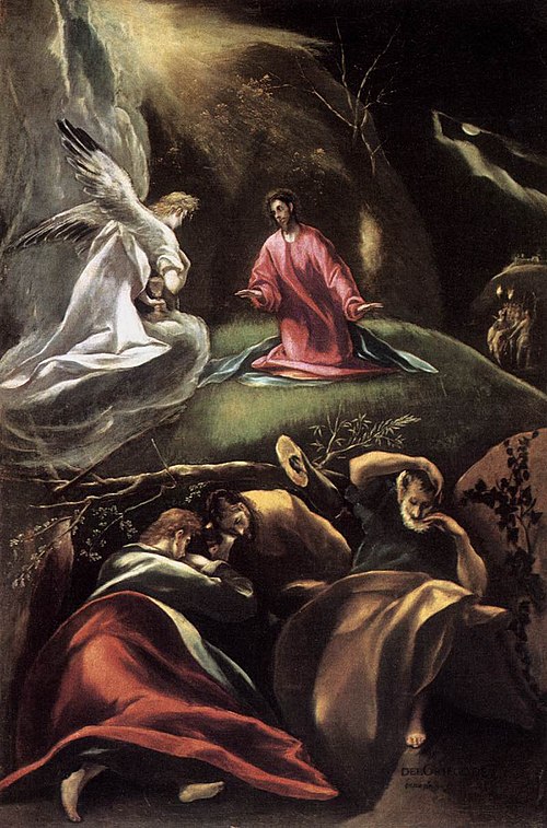 Agony in the Garden, 1607, El Greco