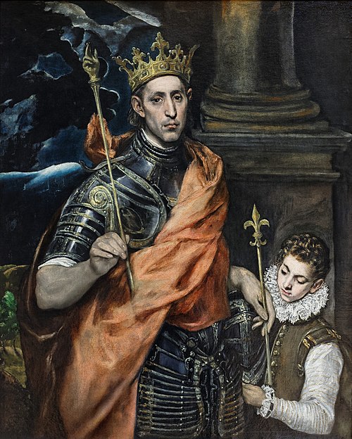 Saint Louis, King of France, 1592, El Greco