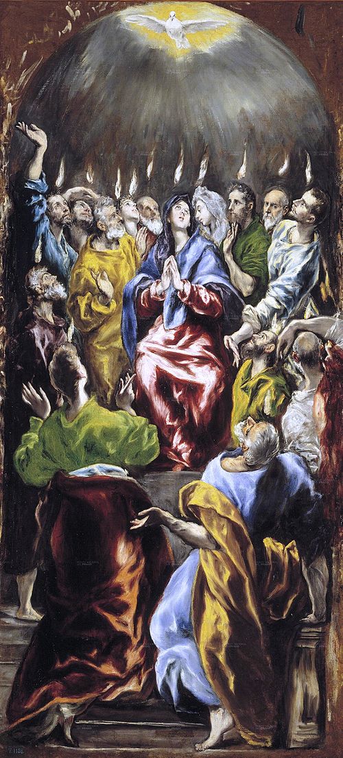 The Pentecost, 1596, El Greco