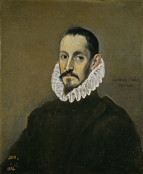 Portrait of a gentleman, 1586, El Greco